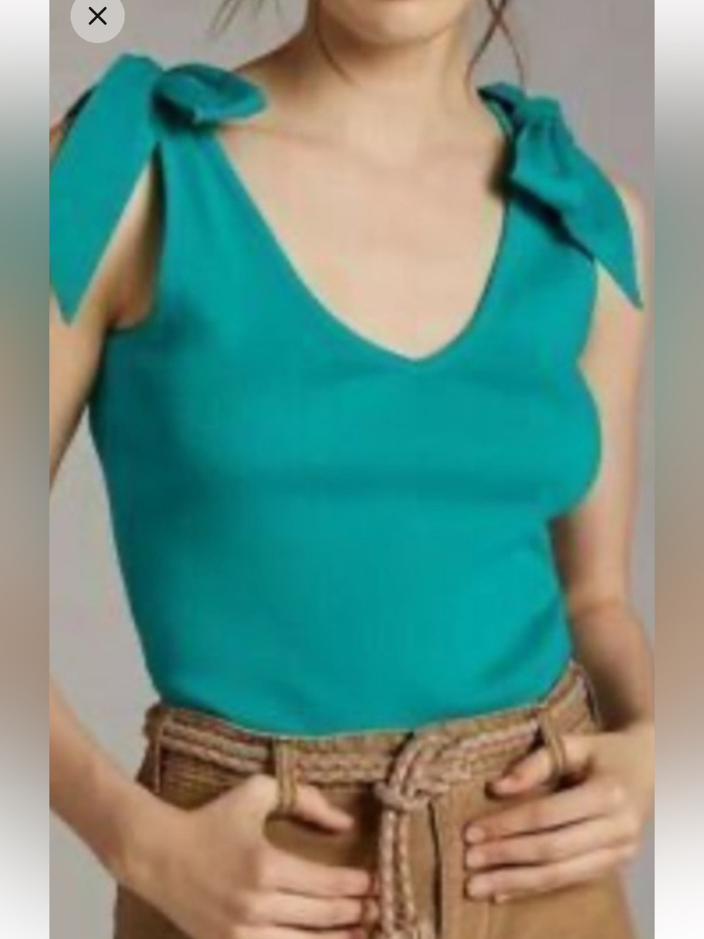 Anthropologie The Rafaela by Maeve Bow-Tie Tank Size XS
